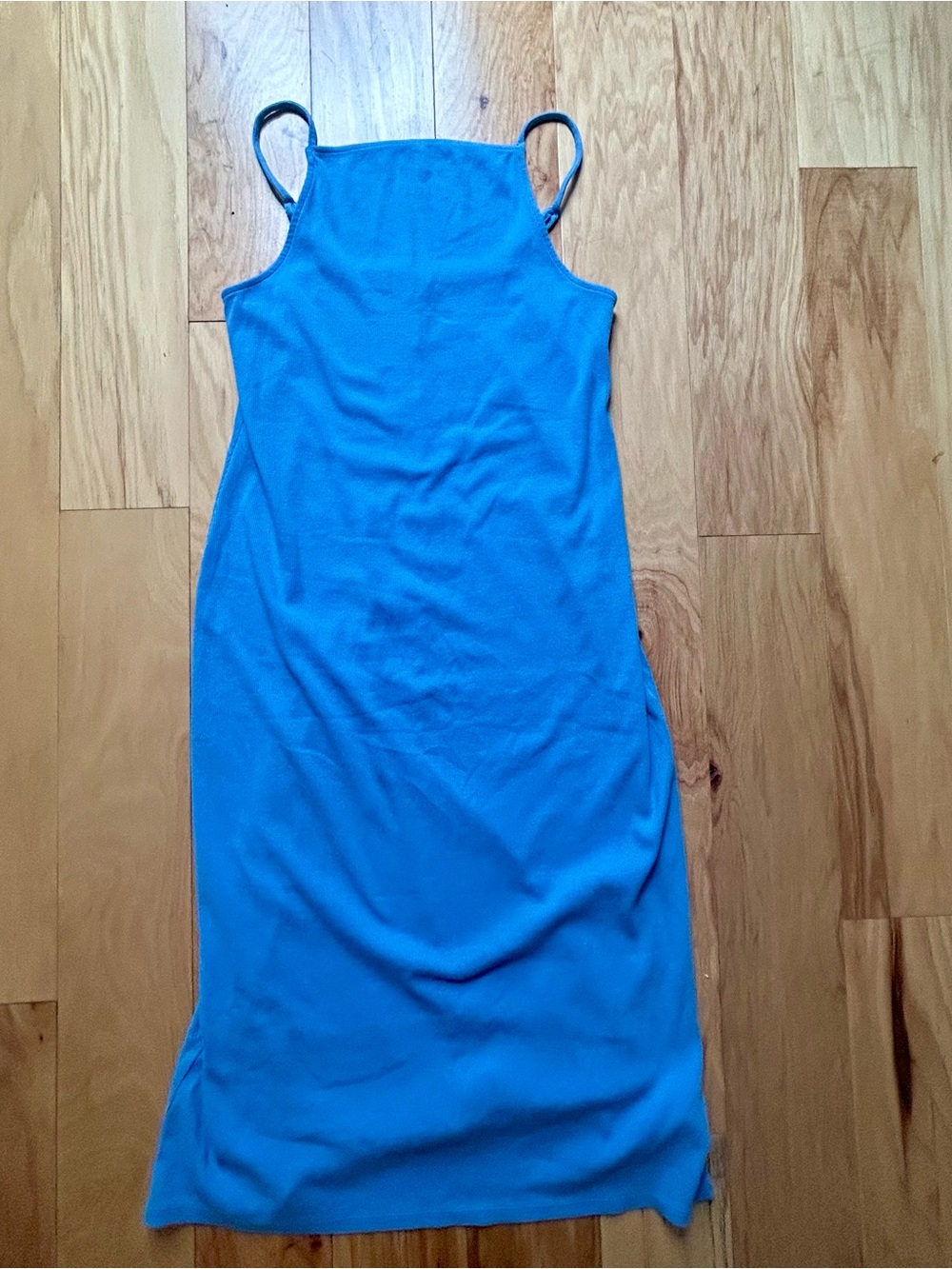 Old Navy Blue Spaghetti-Strap Midi Dress